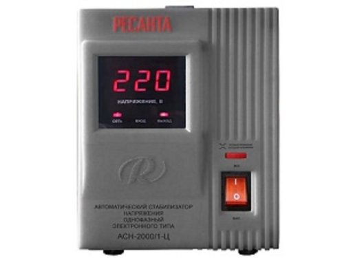 Стабилизатор напряжения Ресанта АСН-2000/1-Ц, до 2кВт картинка